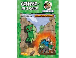 book cover carlsen creeper mine craft