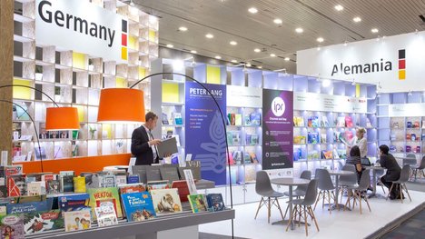 A Picture of the Stand in Guadalajara Book Fair