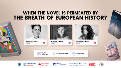 Viusal for the event about female authors and european history - Foire du Livre de Bruxelles