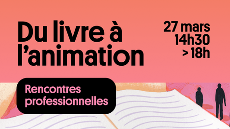 "From book to animation" event poster