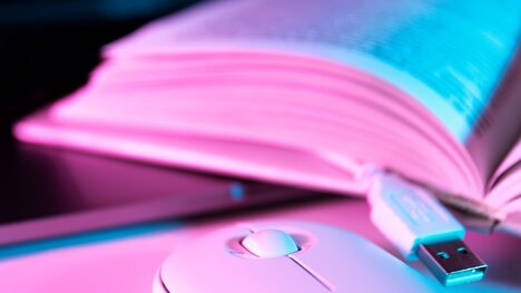 technology book mouse
