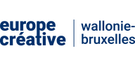 Logo Europe Creative Wallonie Bruxelles blau