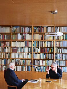 Juergen Boos und Jonathan Beck im Grünen Salon